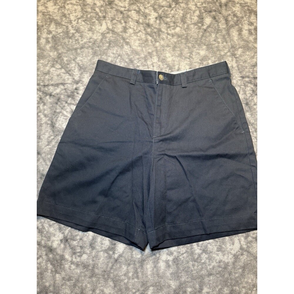 Women’s Liz Claiborne Navy Cotton Chino Shorts east Coast Style Blue Comfortable